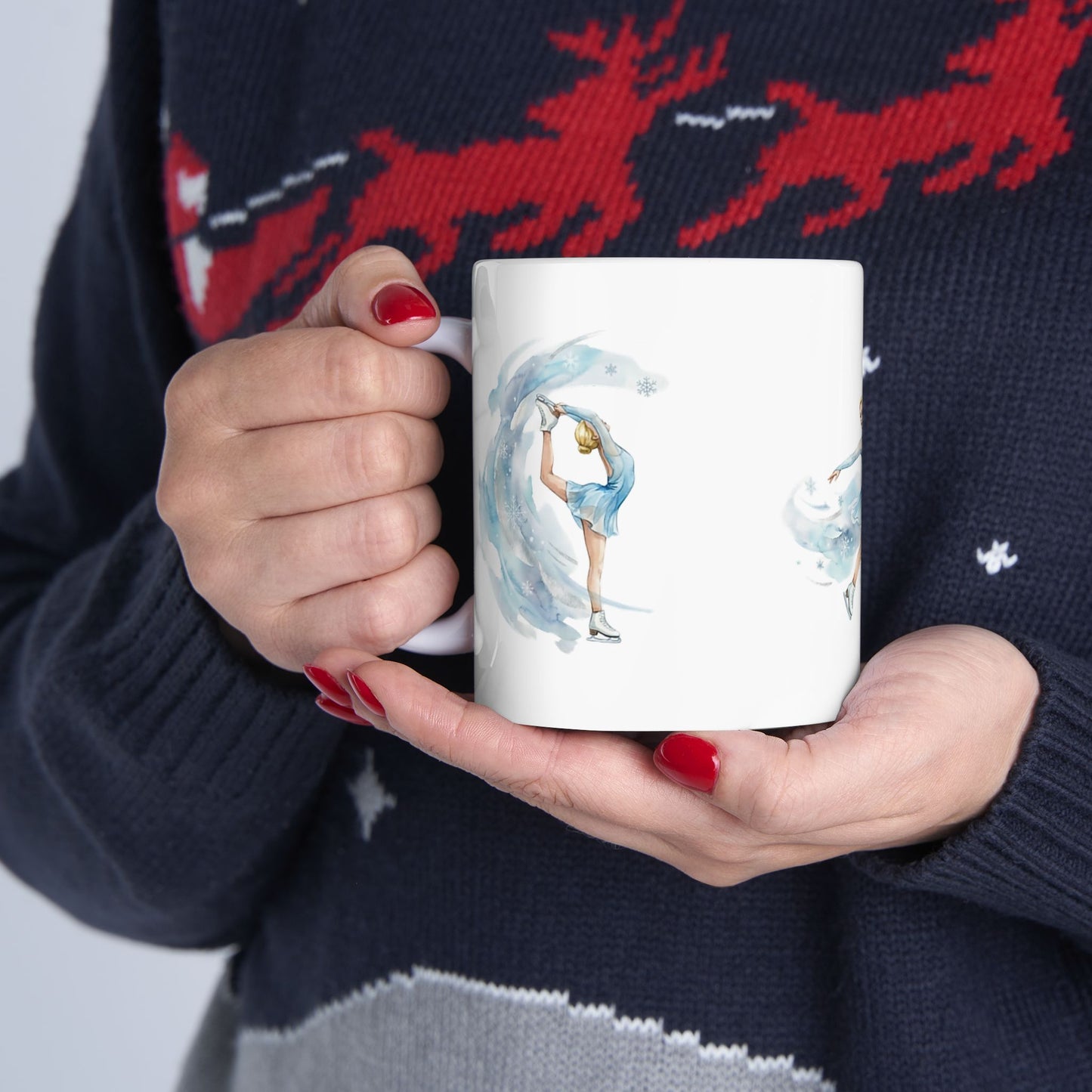 [MetDream Exclusive] "Crisp Morning Ice" Premium Watercolor Mug