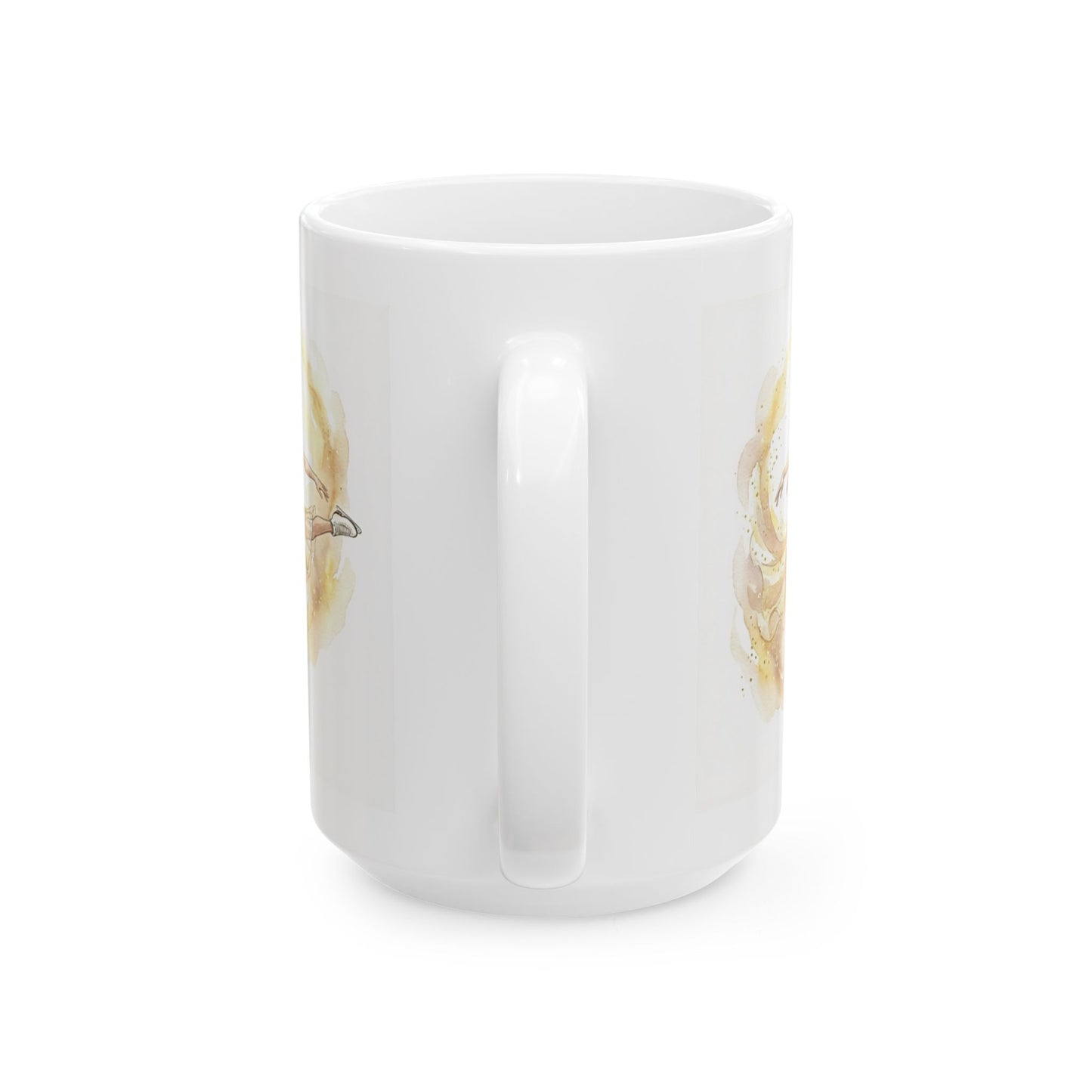 [MetDream Exclusive] "Golden Champion" Premium Watercolor Mug