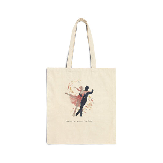 [MetDream Official] "Meeting the dreams" Watercolor Canvas Tote Bag