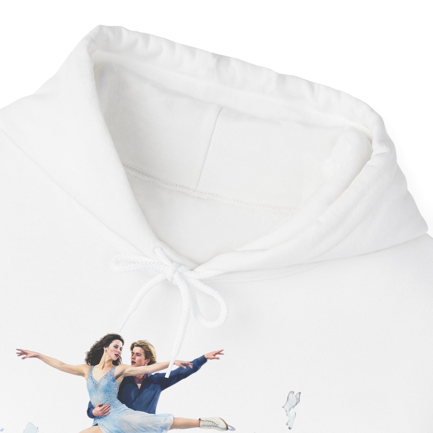 [MetDream Official] "Grace on Ice" Watercolor Figure Skating Premium Hoodie