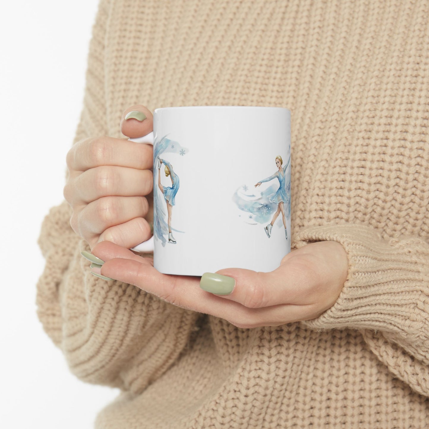 [MetDream Exclusive] "Crisp Morning Ice" Premium Watercolor Mug