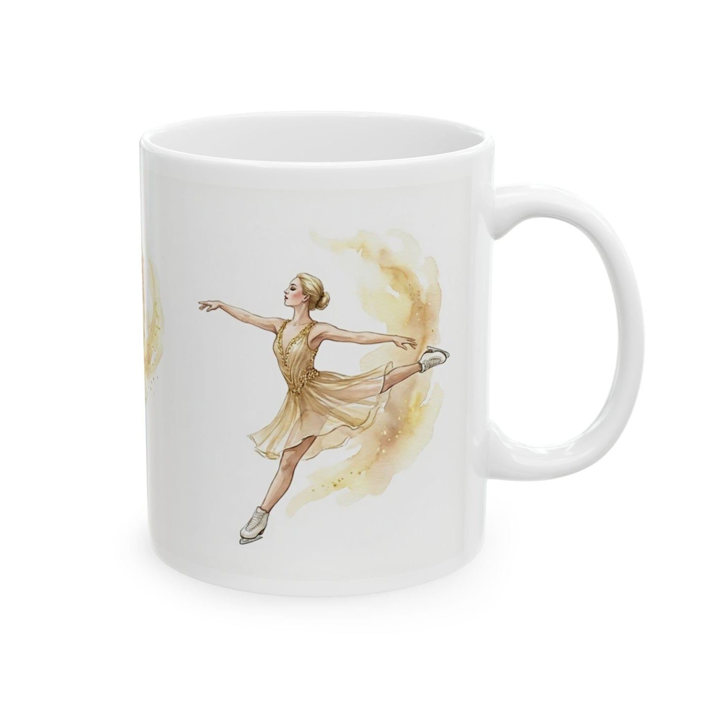 [MetDream Exclusive] "Golden Champion" Premium Watercolor Mug