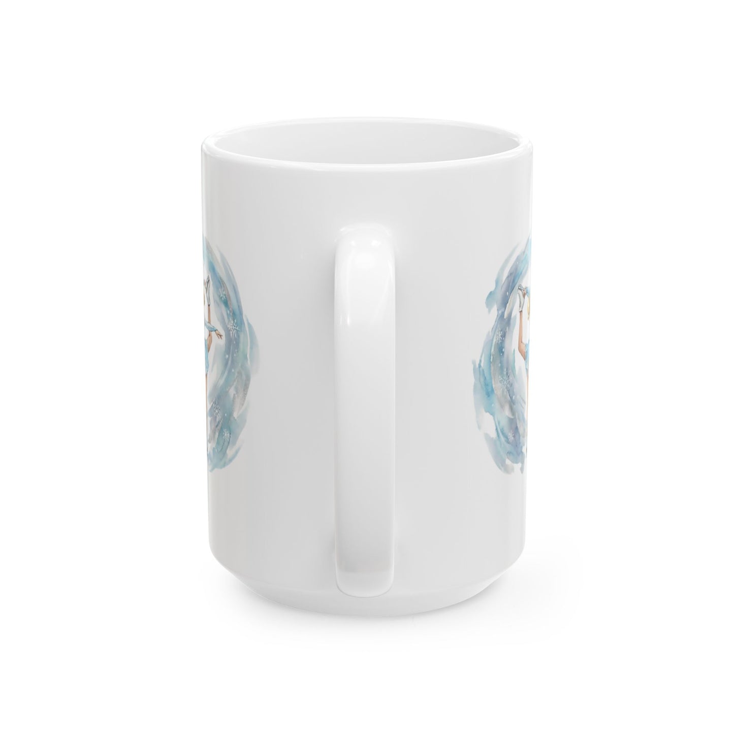 [MetDream Exclusive] "Crisp Morning Ice" Premium Watercolor Mug
