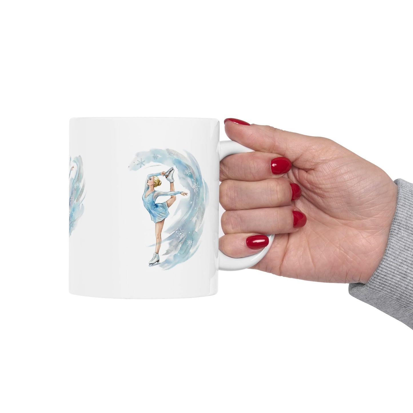 [MetDream Exclusive] "Crisp Morning Ice" Premium Watercolor Mug