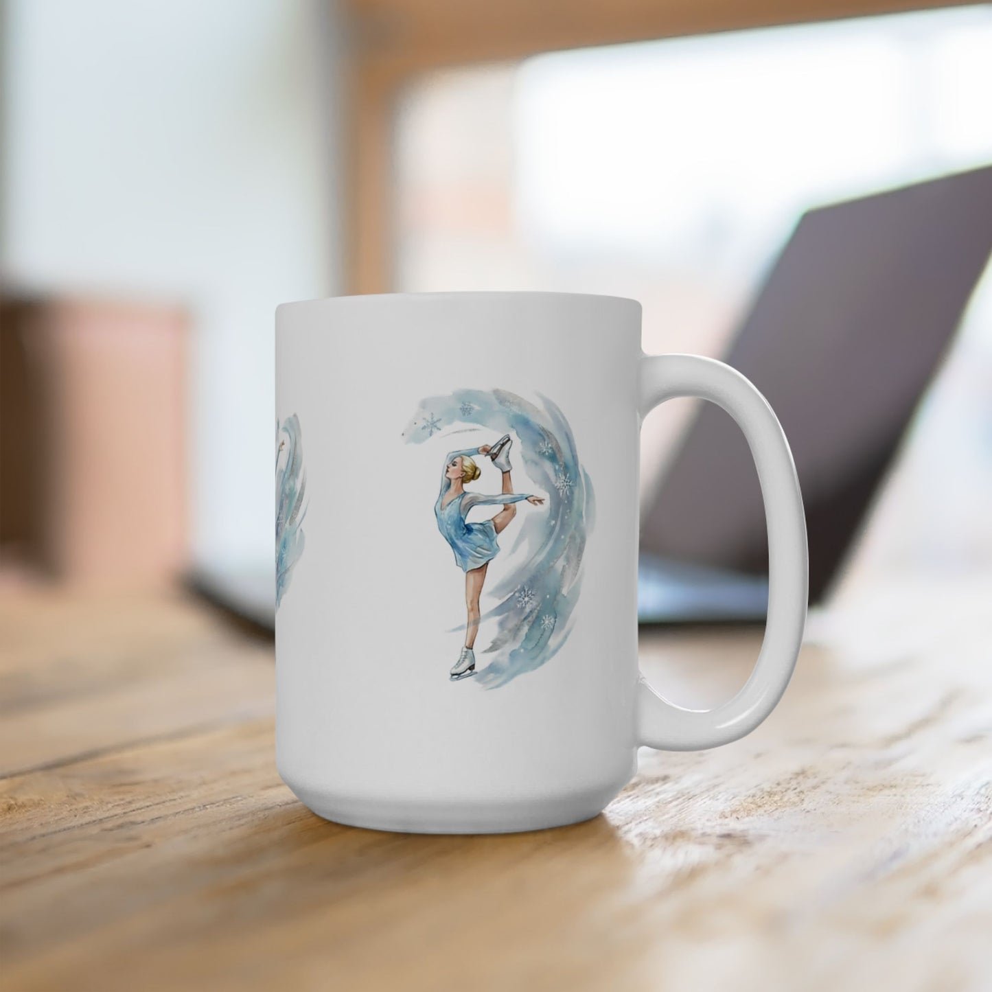 [MetDream Exclusive] "Crisp Morning Ice" Premium Watercolor Mug
