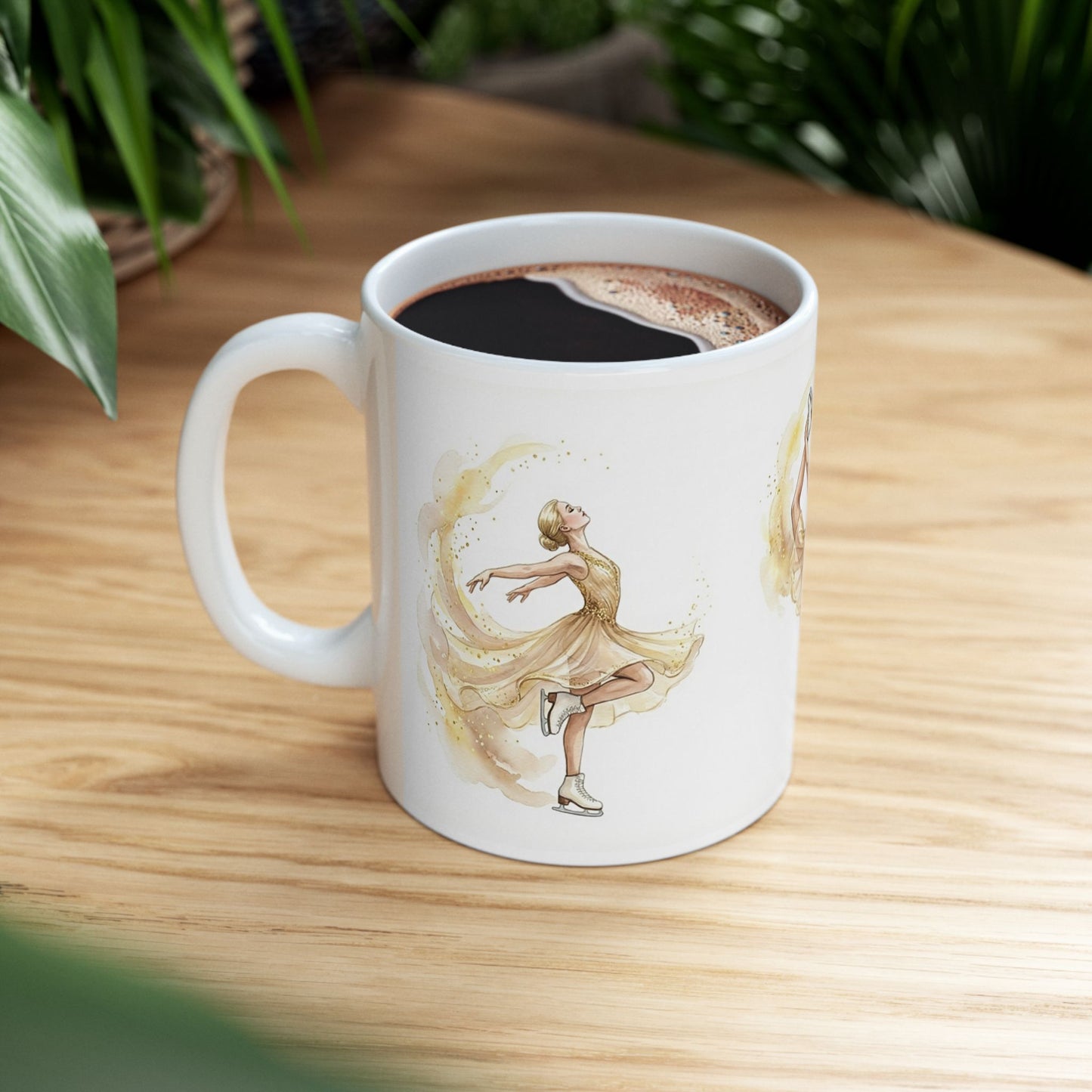 [MetDream Exclusive] "Golden Champion" Premium Watercolor Mug