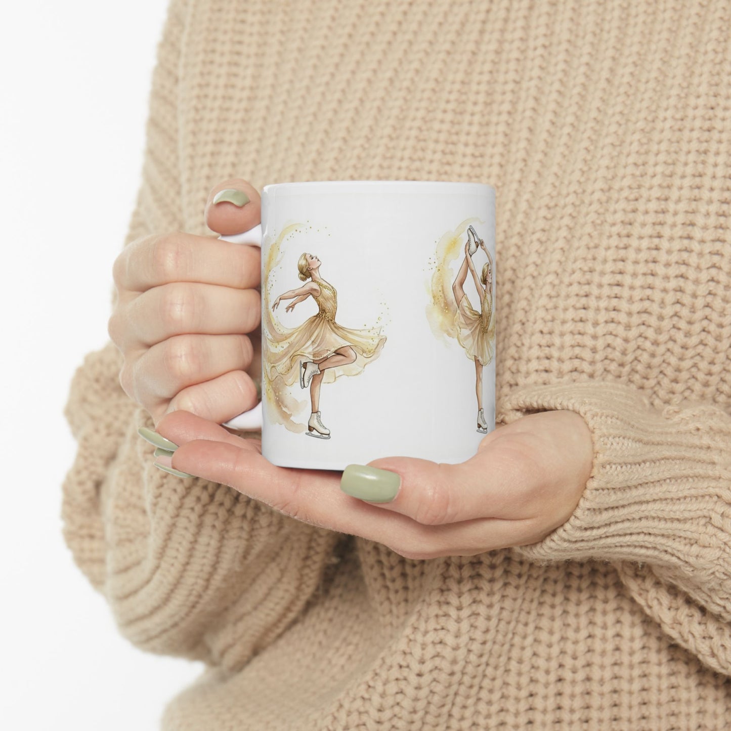 [MetDream Exclusive] "Golden Champion" Premium Watercolor Mug