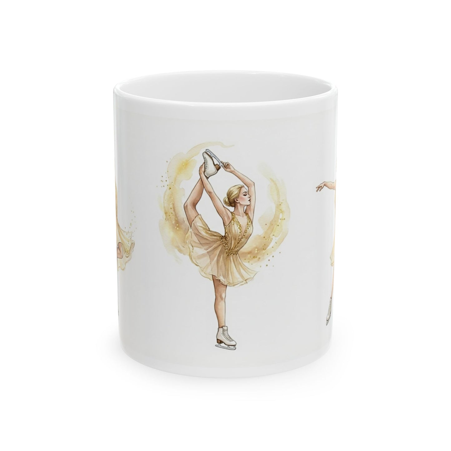 [MetDream Exclusive] "Golden Champion" Premium Watercolor Mug
