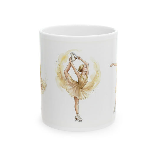 [MetDream Exclusive] "Golden Champion" Premium Watercolor Mug