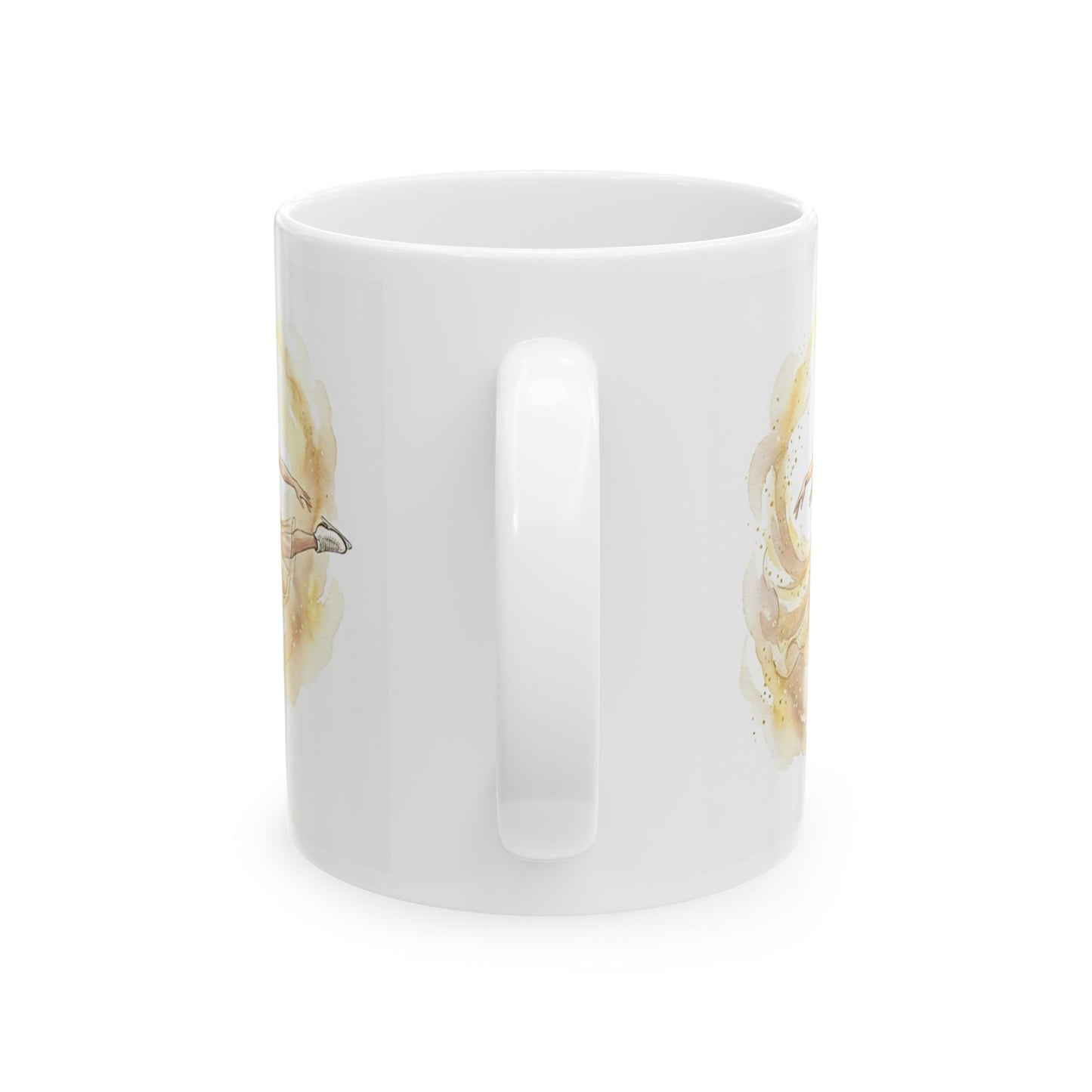 [MetDream Exclusive] "Golden Champion" Premium Watercolor Mug