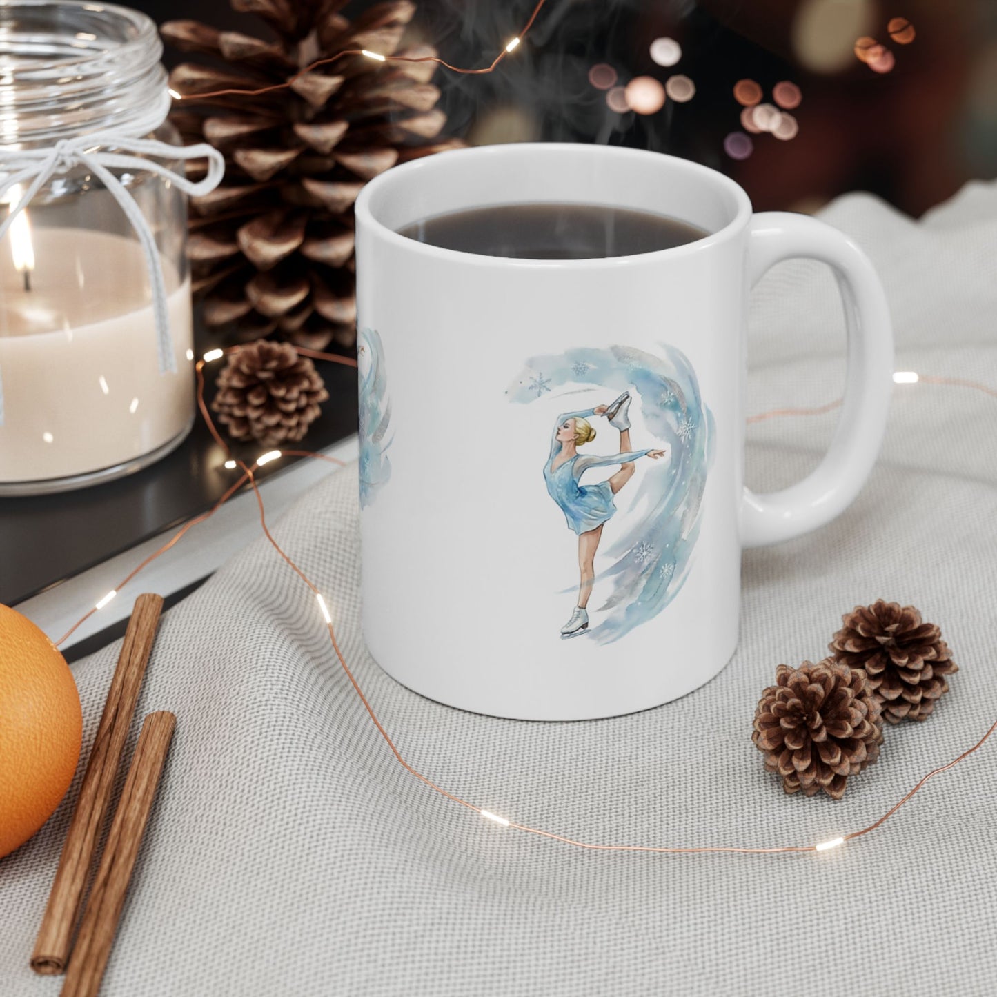 [MetDream Exclusive] "Crisp Morning Ice" Premium Watercolor Mug