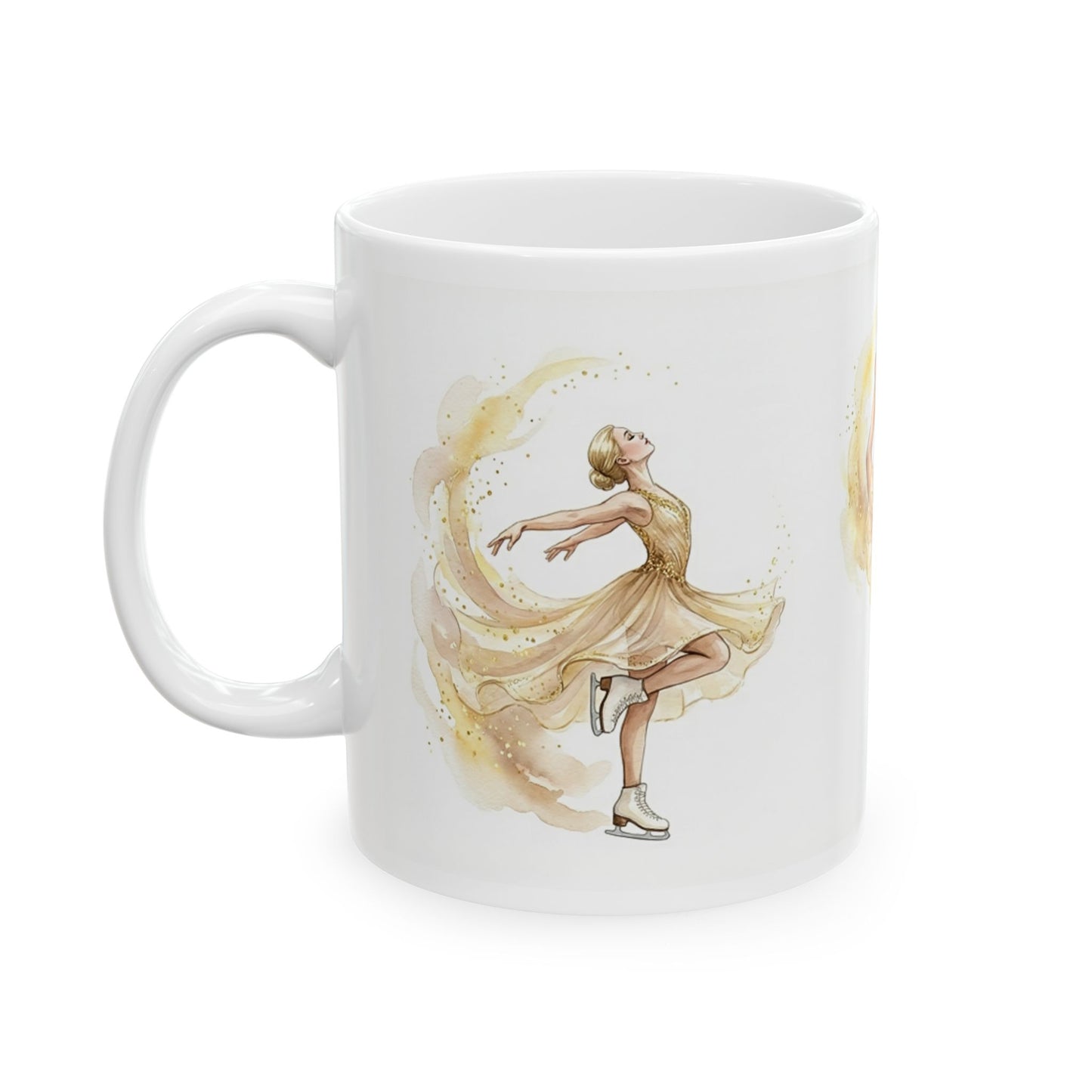 [MetDream Exclusive] "Golden Champion" Premium Watercolor Mug