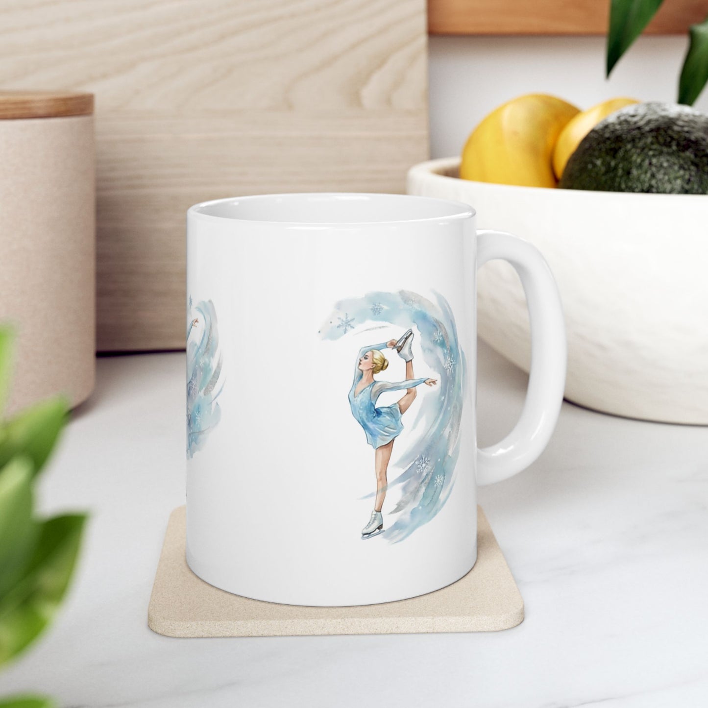 [MetDream Exclusive] "Crisp Morning Ice" Premium Watercolor Mug