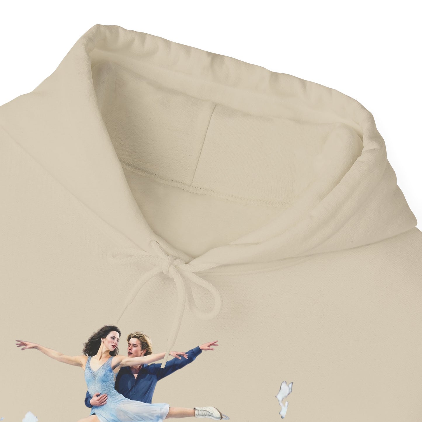 [MetDream Official] "Grace on Ice" Watercolor Figure Skating Premium Hoodie