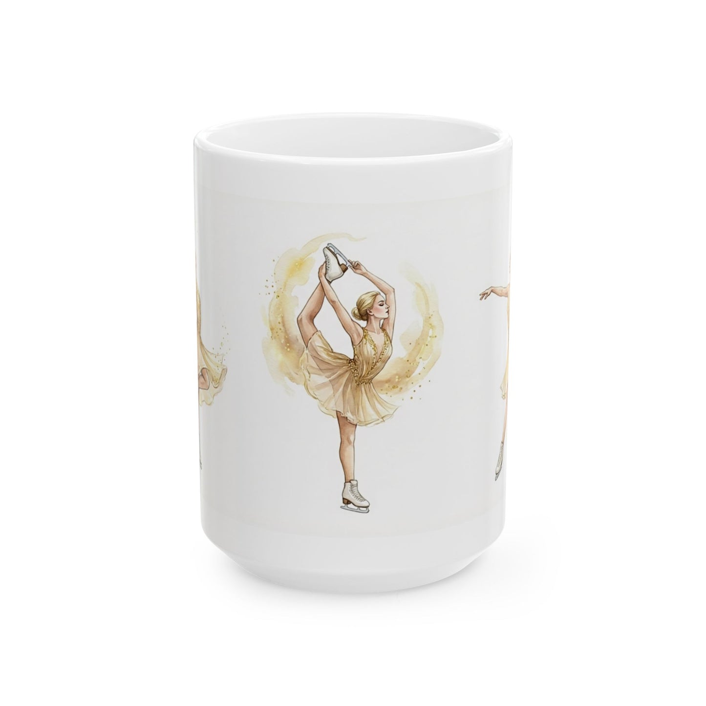 [MetDream Exclusive] "Golden Champion" Premium Watercolor Mug
