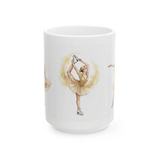 [MetDream Exclusive] "Golden Champion" Premium Watercolor Mug