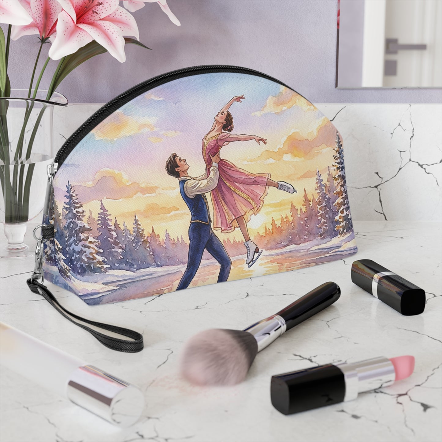 [MetDream Exclusive] "Sunset Glow" Vegan Leather Makeup Bag