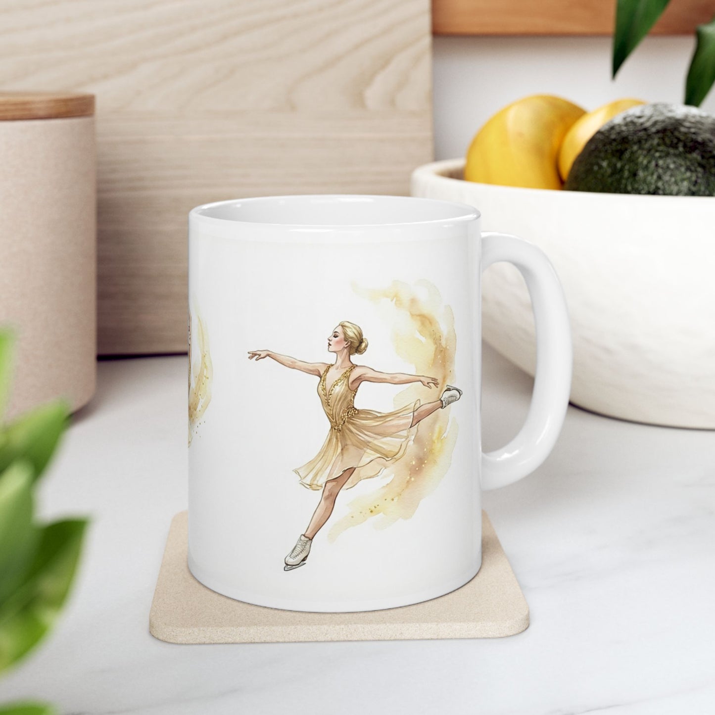 [MetDream Exclusive] "Golden Champion" Premium Watercolor Mug