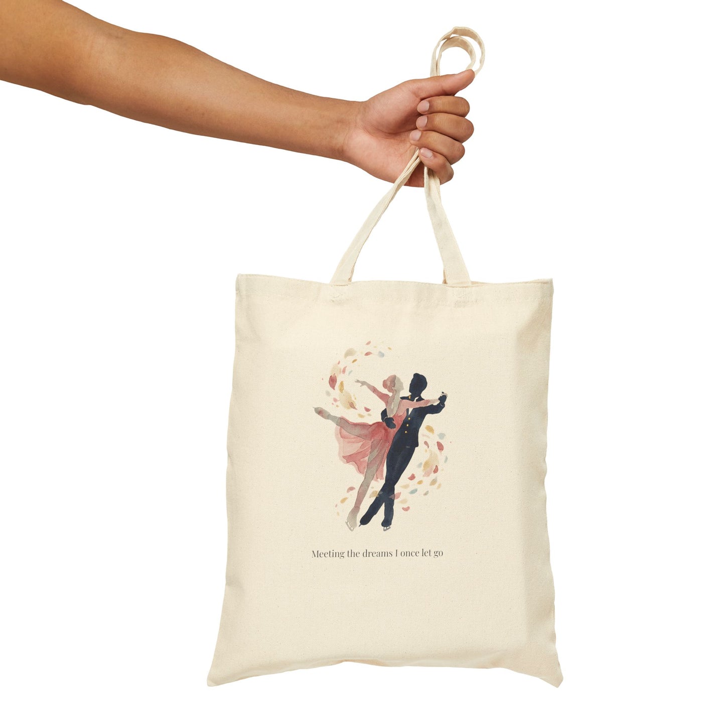 [MetDream Official] "Meeting the dreams" Watercolor Canvas Tote Bag
