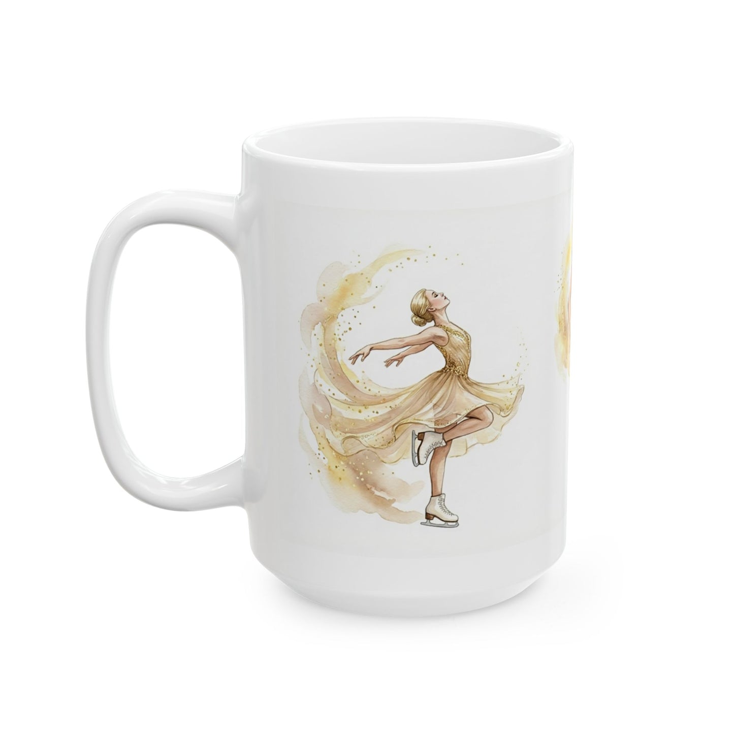 [MetDream Exclusive] "Golden Champion" Premium Watercolor Mug