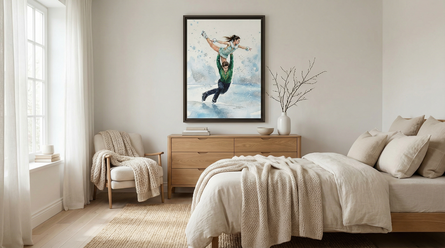 [MetDream Exclusive] "Winter Symphony" Premium Framed Canvas
