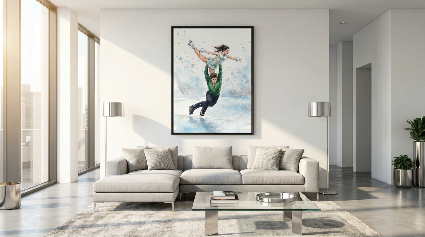[MetDream Exclusive] "Winter Symphony" Premium Framed Canvas