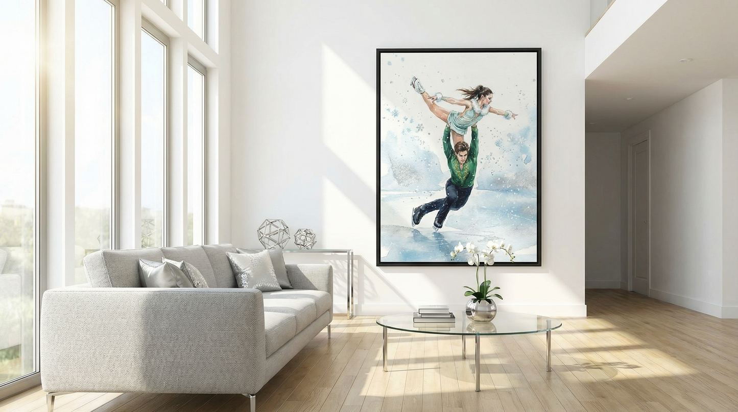 [MetDream Exclusive] "Winter Symphony" Premium Framed Canvas