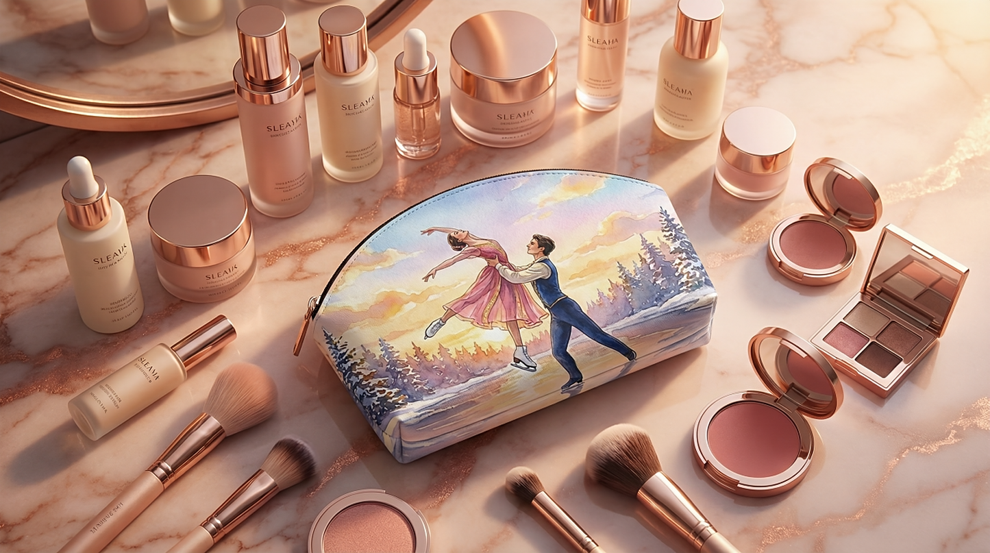 [MetDream Exclusive] "Sunset Glow" Vegan Leather Makeup Bag